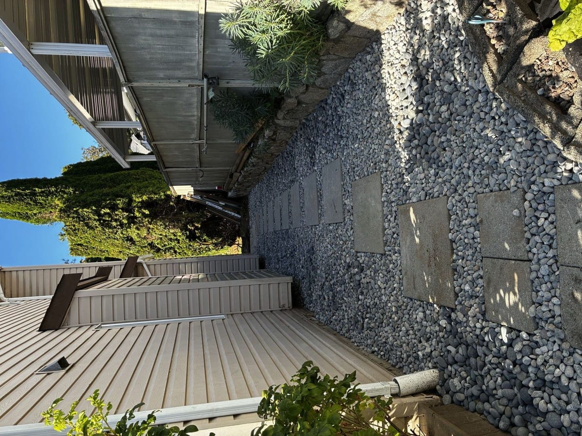 Hardscaping — Patios, paths, walls, stonework.